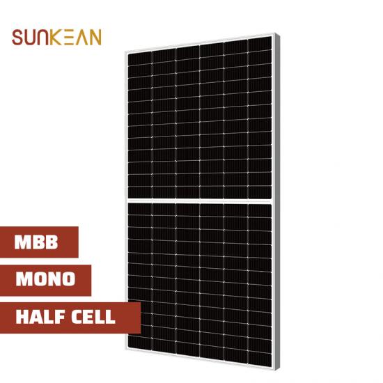 Painel solar de tamanho de célula de meio corte 550W 182mm
