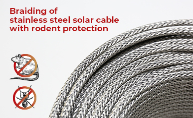 Soluções contra infestação de roedores: usando cabos trançados de aço inoxidável para proteger seu painel solar