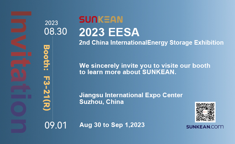 Bem-vindo ao estande da SUNKEAN na Exposição Internacional de Armazenamento de Energia da China